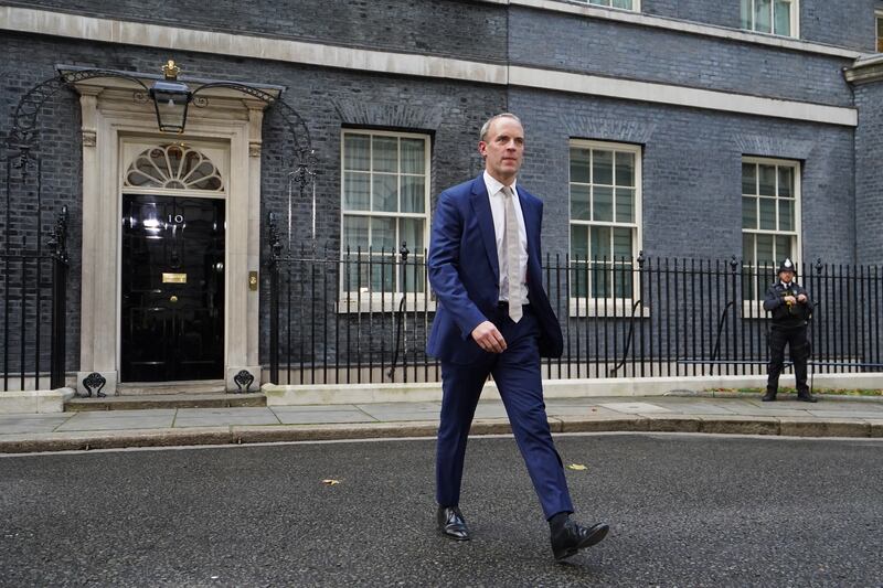 Dominic Raab is Deputy Prime Minister, Lord Chancellor, and Secretary of State for Justice. PA