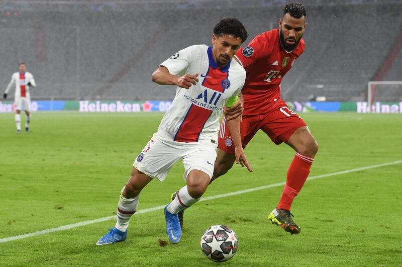 Marquinhos - 8, The Brazilian only lasted half an hour, but what a 30 minutes it was. He made some brilliant blocks and interceptions before going on to score the game’s second goal. AFP