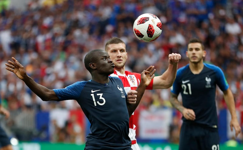 Centre midfield: N’Golo Kante (France)

The only surprise was that Kante was substituted in the final. He had been ubiquitous until then, hassling and harrying with inimitable energy and both shielding the French back four while giving more talented footballers a platform to play. The ultimate team player now looks the world’s best defensive midfielder. AP Photo