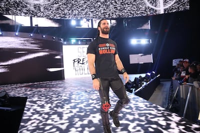 Seth Rollins is looking to create more history in the WWE on Friday at Super ShowDown in Saudi Arabia. Image courtesy of WWE
