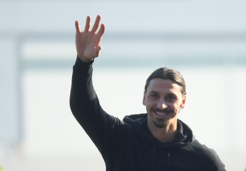 Zlatan Ibrahimovic arrives in Milan ahead of signing for AC Milan. Reuters