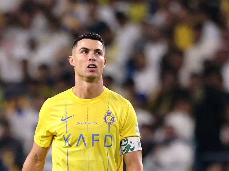 Cristiano Ronaldo has bagged nine league goals for Al Nassr so far this season. Reuters