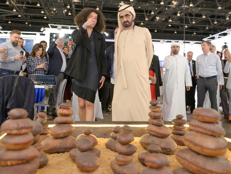 Vice President and Prime Minister of the UAE and Ruler of Dubai Sheikh Mohammed bin Rashid Al Maktoum visited Art Duba. Wam