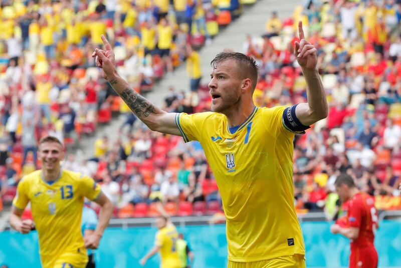 June 17, Group C: Ukraine 2-1 North Macedonia. Reuters