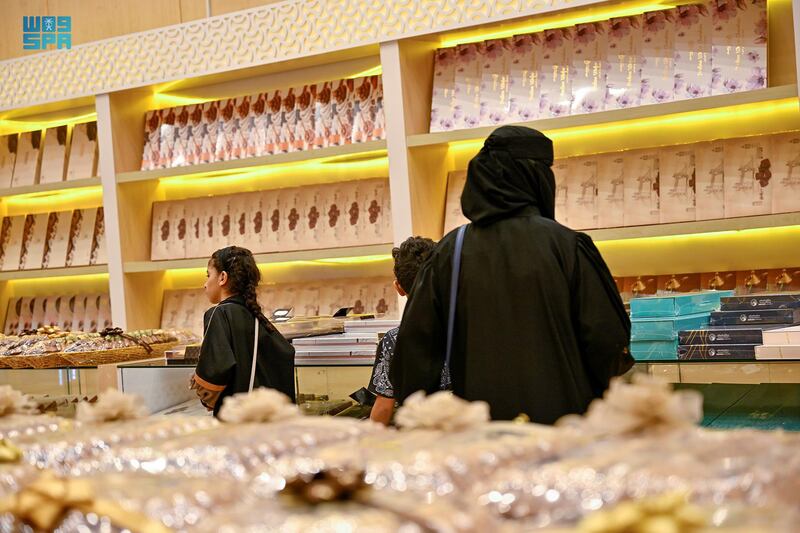 A family shop for sweets in Jazan