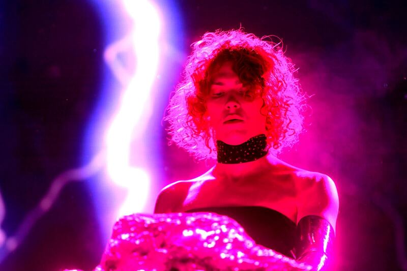 (FILES) In this file photo taken on April 19, 2019 SOPHIE performs at Mojave Tent during the 2019 Coachella Valley Music And Arts Festival on April 19, 2019 in Indio, California.    Scottish electronic pop producer Sophie has died at the age of 34 in a "terrible accident", the artist's record label said in a statement on January 30, 2021. / AFP / GETTY IMAGES NORTH AMERICA / Frazer Harrison
