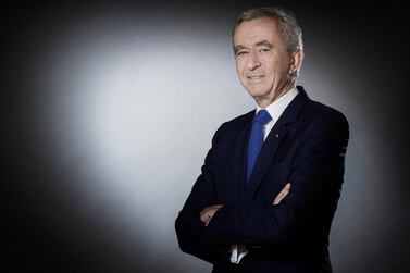 LVMH chairman Bernard Arnault overtook second place Bill Gates and is within striking distance of Jeff Bezos for the title of world's richest man. Photo: AFP