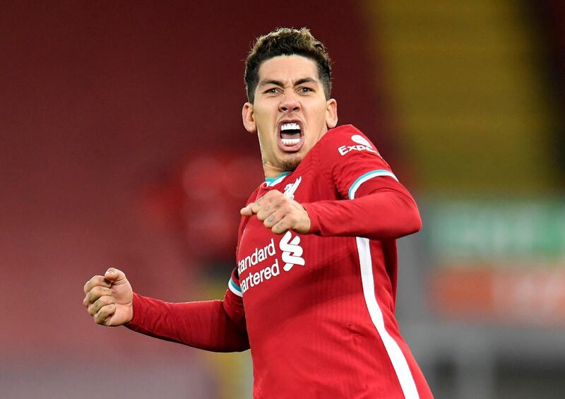 Roberto Firmino - 9: The Brazilian knitted the attack together as he so often does but he also exuded danger, something that has been missing from his game recently.  A splendid headed winning goal capped a scintillating performance. Reuters