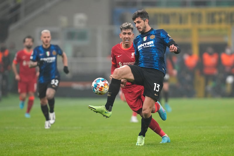 Andrea Ranocchia - 5. Joined the action with three minutes to go for De Vrij. By that time the crowd were leaving and thoughts were turning to Anfield. AP
