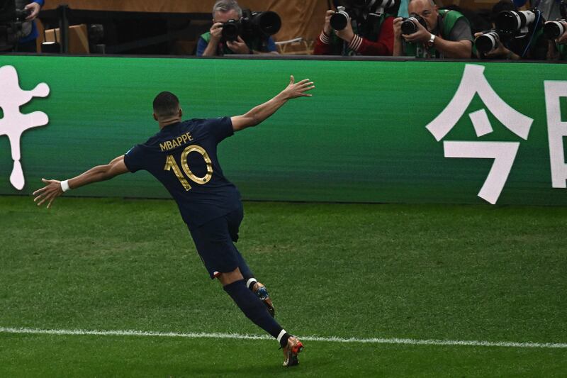 Kylian Mbappe scored a remarkable hat-trick, but couldn't steer France to back-to-back titles. AFP