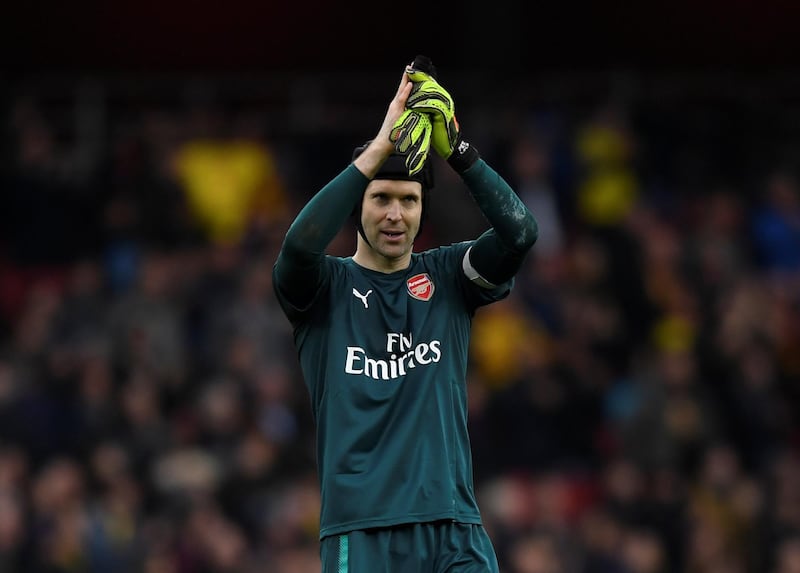 Goalkeeper: Petr Cech (Arsenal) – Made his first penalty save as an Arsenal player to deny Troy Deeney and ensure his long wait for a 200th Premier League clean sheet ended. Tony O'Brien / Reuters