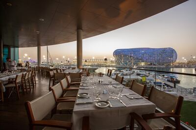 International names such as Cipriani dominate the fine-dining section of the book. Photo: Cipriani Yas Island