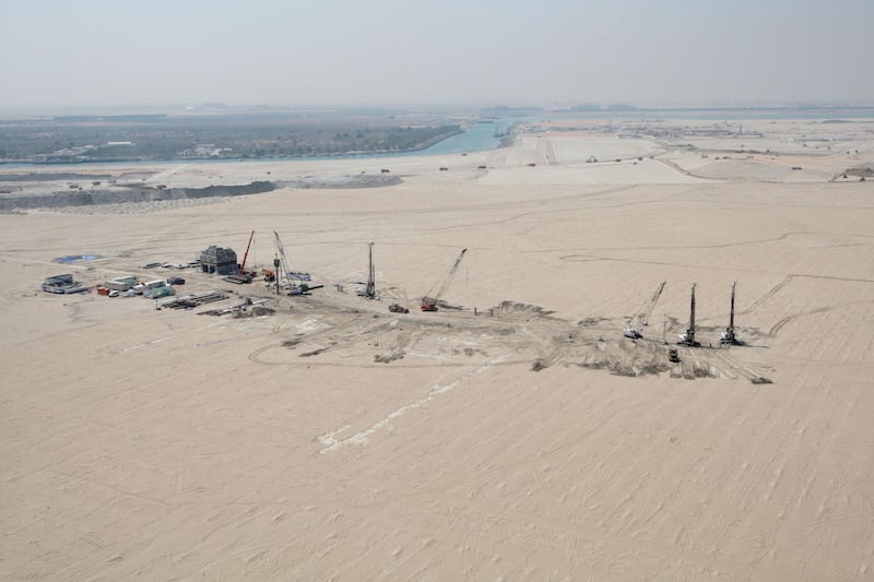 Construction of the Yas Island Circuit, Abu Dhabi.
Abu Dhabi Grand Prix Construction, Abu Dhabi, United Arab Emirates.
