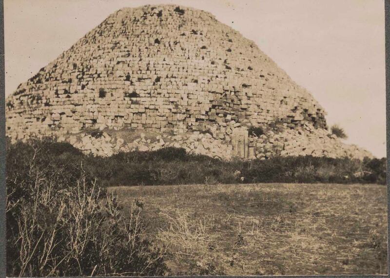 The Royal Mausoleum of Mauretania (Kubr-er-Rumia), Tipaza, Algeria, from Africa Album - A trip across northern Algeria, 1912-1920