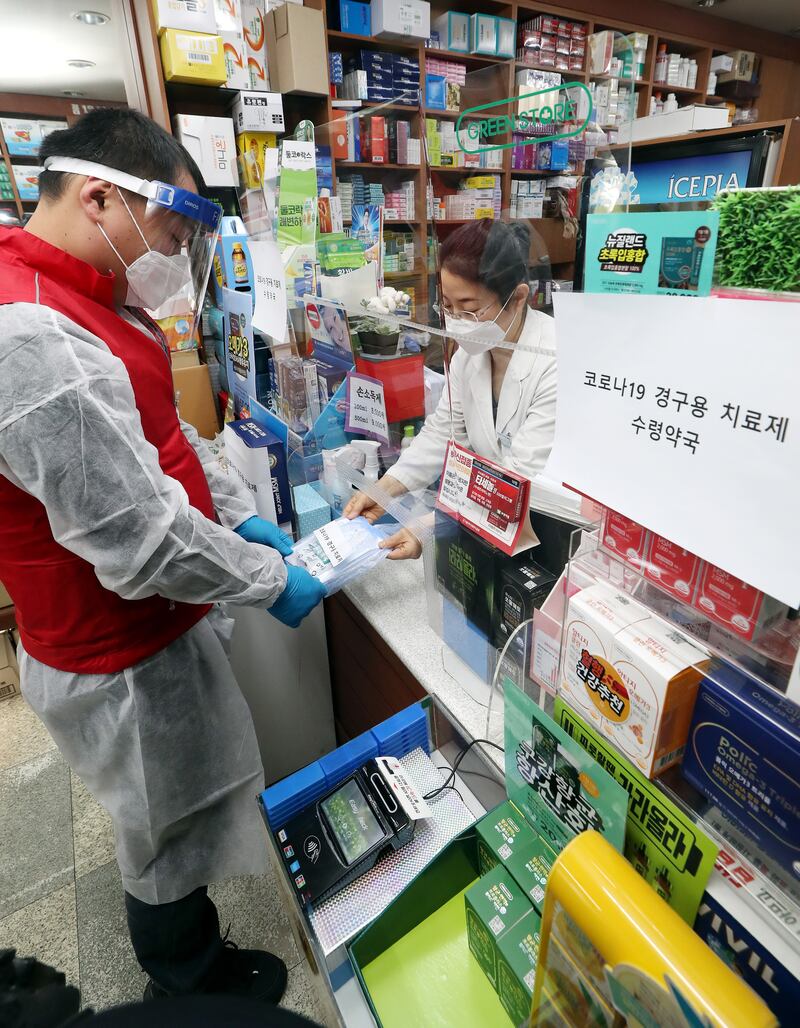 South Korea began prescribing and administering the oral Covid-19 medication from January 14. EPA