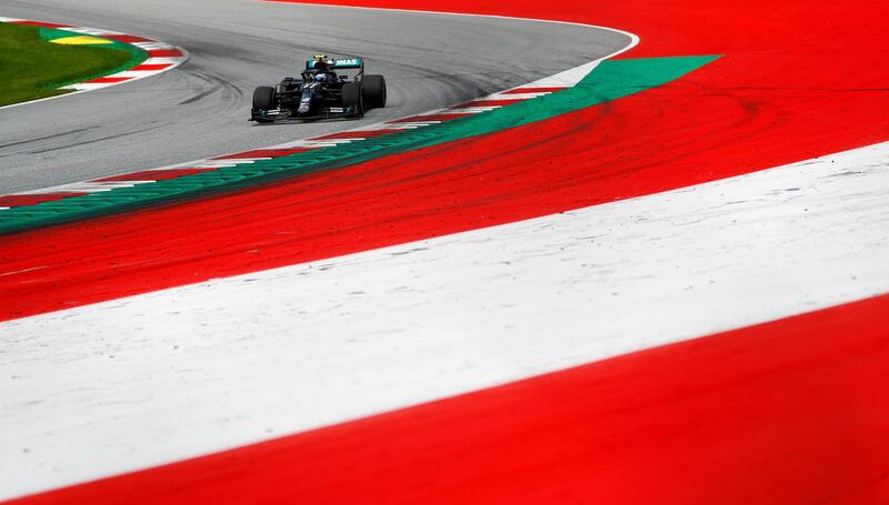 Valtteri Bottas during the Styrian Grand Prix. Getty