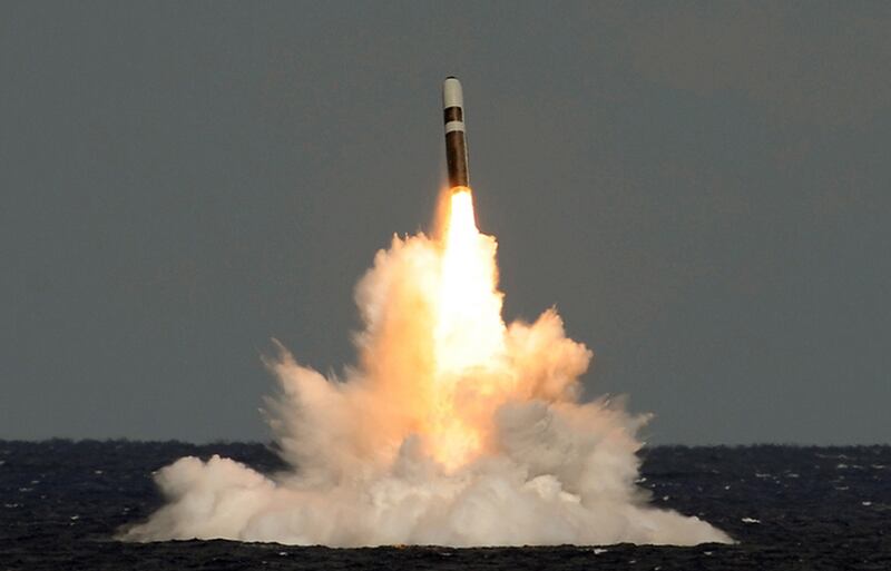 At least one of Britain's Trident nuclear-armed submarines is on patrol at all times. PA