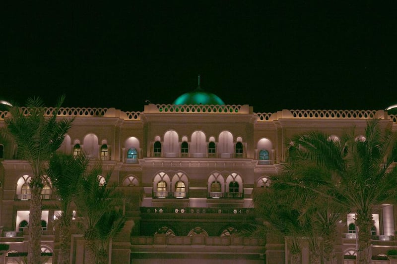 Emirates Palace goes green to support Abu Dhabi Sustainability Week. Jeffrey E Biteng / The National