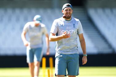 England's Jamie Overton during a nets session at Emerald Headingley Stadium, Leeds. Picture date: Wednesday June 22, 2022.