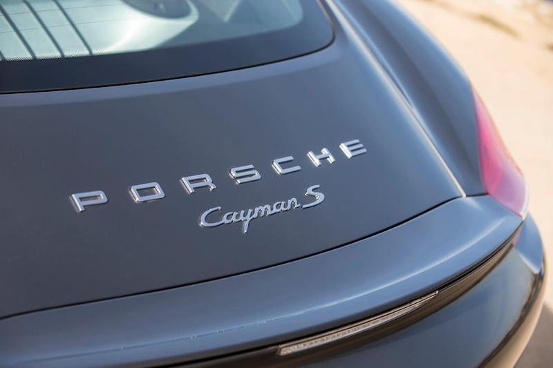 The Porsche Cayman S. Courtesy Porsche