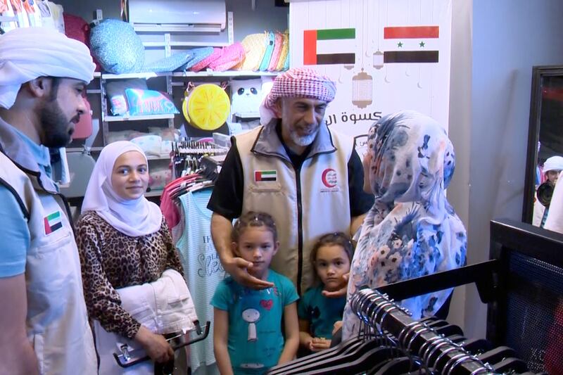 The UAE humanitarian arm intends to help 17,000 quake-affected families, in co-ordination with the relevant Syrian provinces
