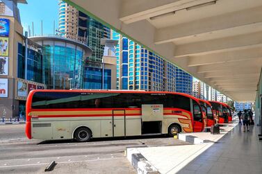 The Abu Dhabi Central Bus Station on Sultan Bin Zayed the First Street. Victor Besa / The National 