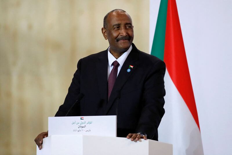 Sudan's military ruler Gen Abdel Fattah Al Burhan. AFP