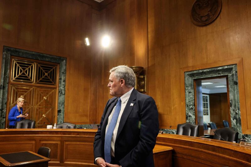 Internal Revenue Service (IRS) Commissioner Charles Rettig arrives to testify at a Senate Finance Committee hearing on the IRS budget request on Capitol Hill in Washington,DC on June 8, 2021.  / AFP / POOL / EVELYN HOCKSTEIN
