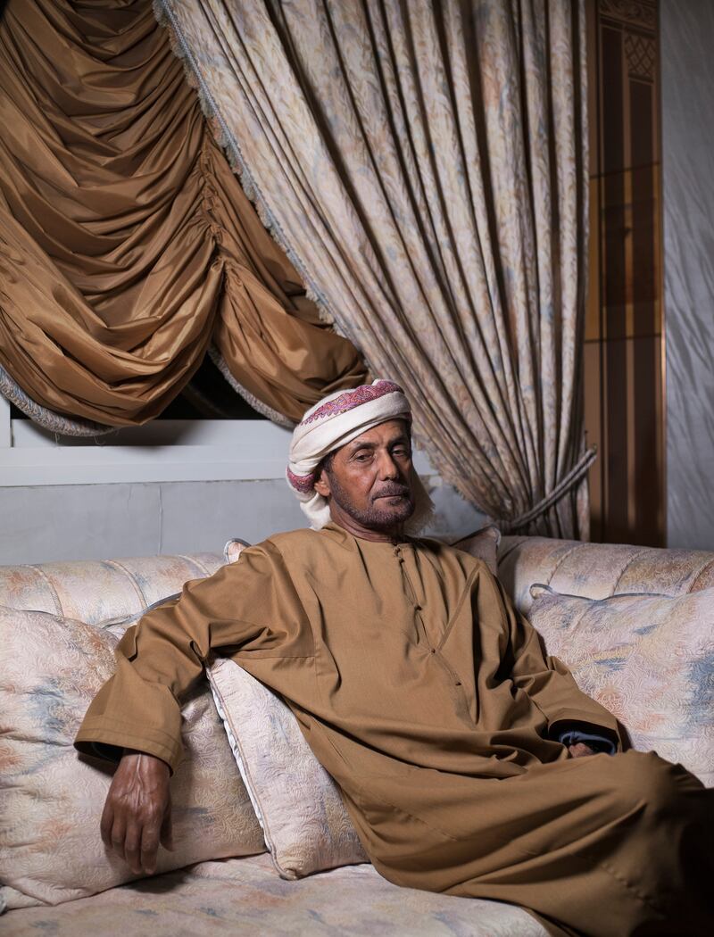 Farah Al Qasimi's photograph 'Baba at Home' (2017) is included in the exhibition General Behaviour, a retrospective of her work at the Cultural Foundation, Abu Dhabi. Photo: Farah Al Qasimi