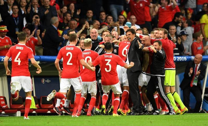 Chris Coleman says his Welsh side are playing like a unit and are good enough to beat anybody. Michael Regan / Getty Images