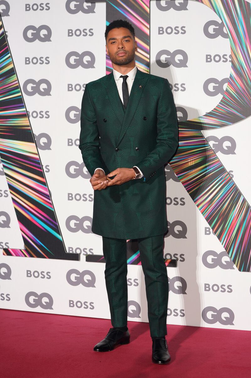 Rege-Jean Page attends the GQ Men of the Year Awards at the Tate Modern on September 1, 2021 in London, England. AP