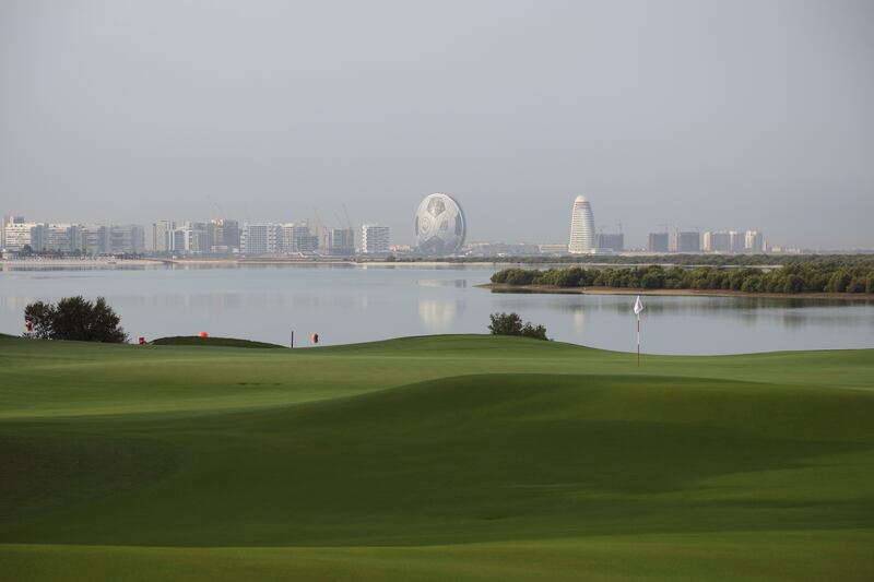 The Yas Links Golf Course will host its first Abu Dhabi HSBC Championship. Getty