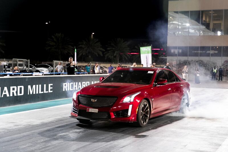 ABU DHABI, UNITED ARAB EMIRATES - JANUARY 17, 2019.

EVRT Drag Race in Yas Marina Circuit.

(Photo by Reem Mohammed/The National)

Reporter: ADAM WORKMAN
Section:  SP