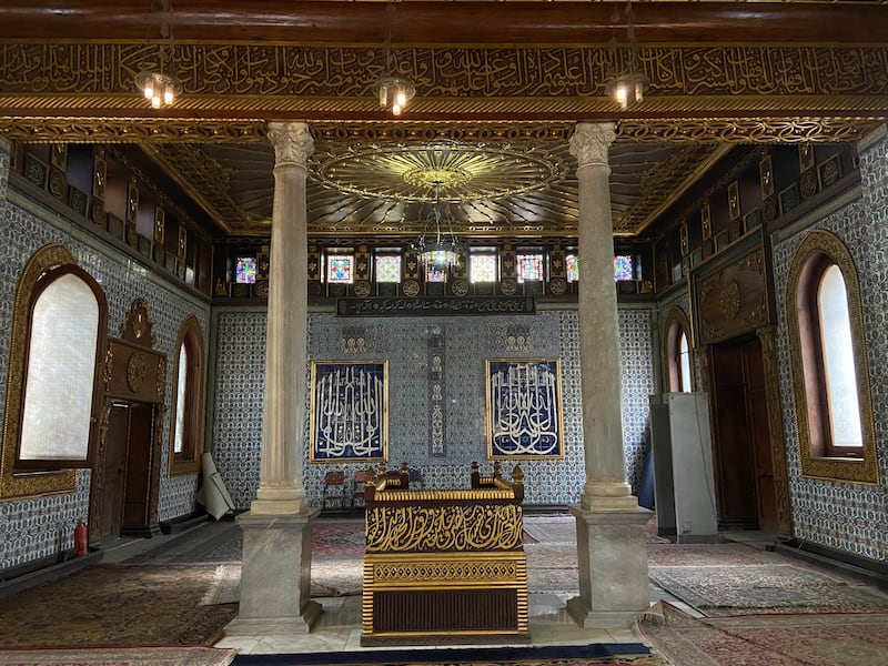 The mosque at Prince Muhammad Ali Palace Museum in Cairo. Nada El Sawy / The National