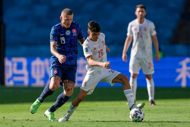 Juraj Kucka: 5 - Kucka was everywhere for Slovakia, picking up spaces but fouling way too often and scoring an own goal in the second half. AP