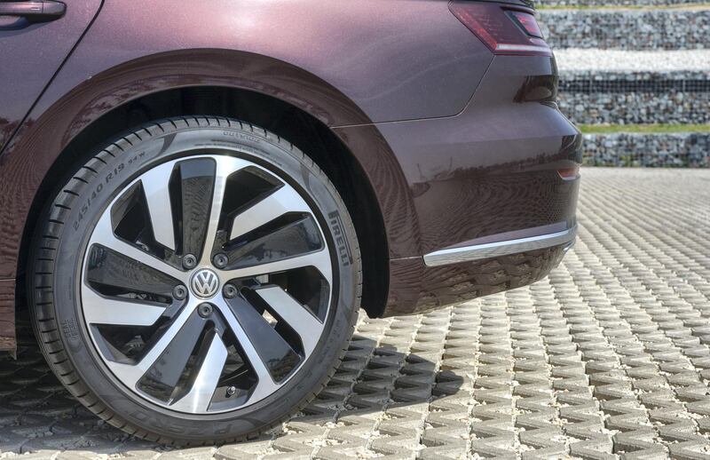 Abu Dhabi, United Arab Emirates - The new Volkswagen Arteon, comfortable and spacious for road trip adventures on February 12, 2018. (Khushnum Bhandari/ The National)
