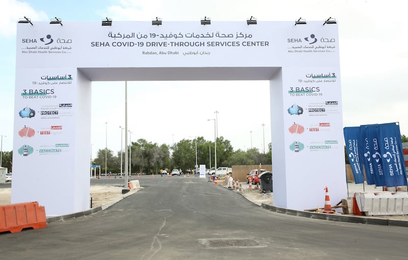 Seha said the centre can administer 200 vaccinations and carry out 1,000 nasal swabs and laser tests per day.