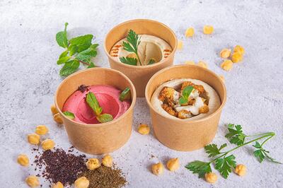 Semsom is a Lebanese concept with a range of hummus options. Courtesy Deliveroo