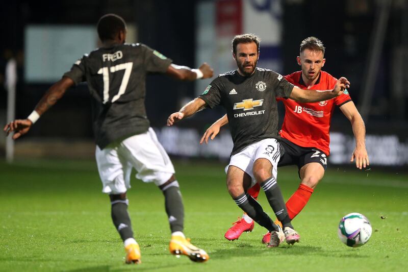 Juan Mata, 7 - Two early shots, nice touches and comfortable in converting penalty at a time when United needed it. Left foot, bottom corner. Made eight crosses – no other player managed more than two. Best player on the pitch. Getty
