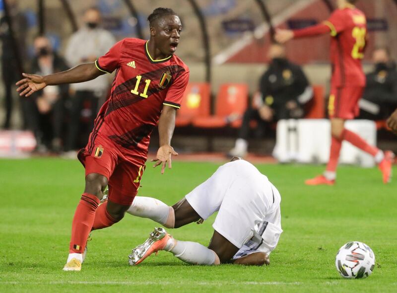 Jeremy Doku (on for Carrasco) - NB: The Rennes teenager earned a second cap. EPA