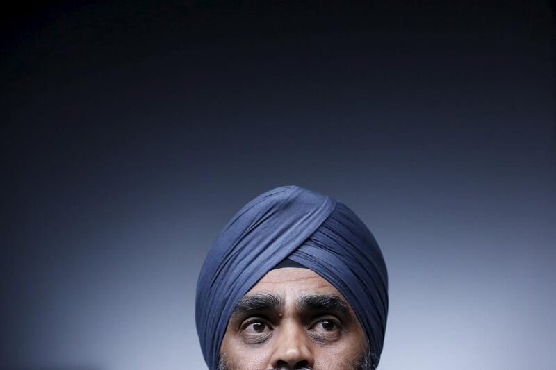 Canada’s Defence Minister Harjit Sajjan takes part in a news conference in Ottawa, Canada. Chris Wattie / Reuters