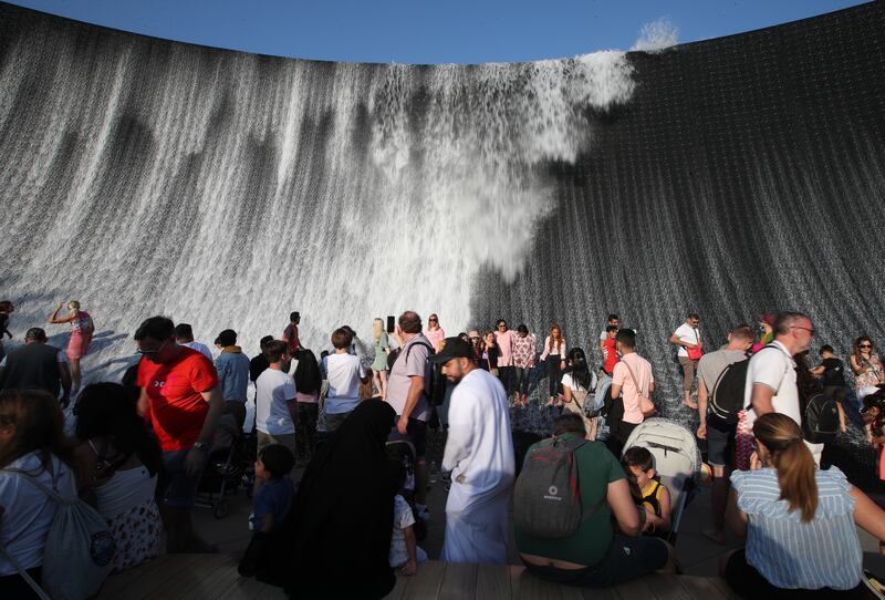 The Expo waterfall, scene of countless family photos and Instagram shots, is also here to stay. EPA