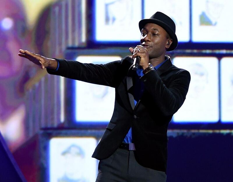 The RnB singer Aloe Blacc, an ambassador for the watch brand IWC Schaffhausen, will attend the IWC Filmmaker Award Thursday, December 11, moving on to perform a short set at Music Hall Dubai in the Jumeirah Zabeel Saray hotel. Ethan Miller / Getty Images / AFP