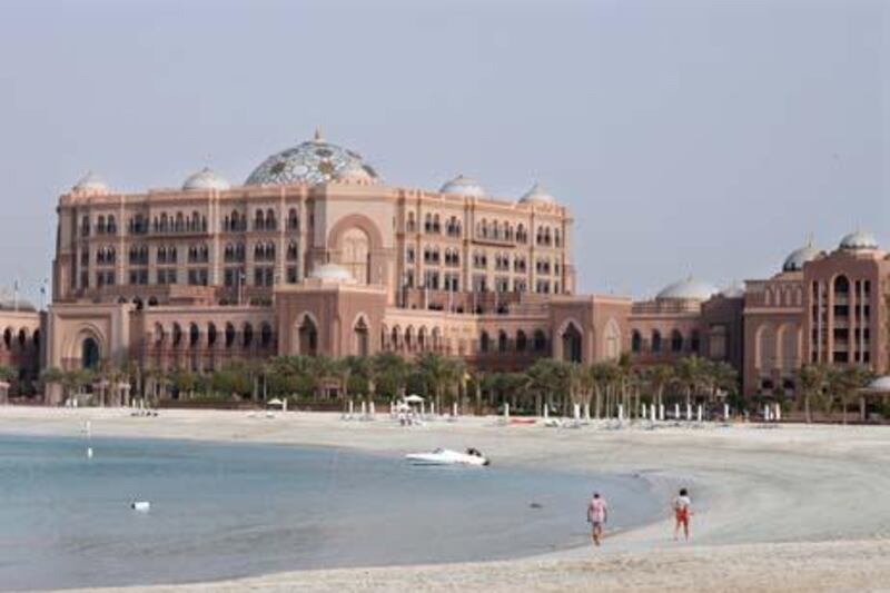 ABU DHABI. MAR18.Emirates Palace Hotel.(for archive).(photo by Stephen Lock / The Nation)
