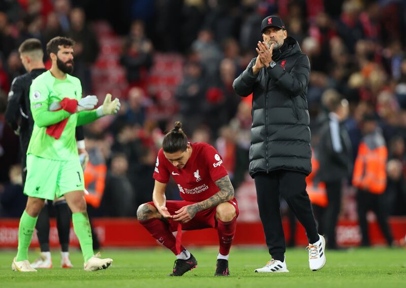 Jurgen Klopp believes injuries are playing a part in Liverpool's inconsistent form but said that is 'no excuse' for the defeat to Leeds/ Getty