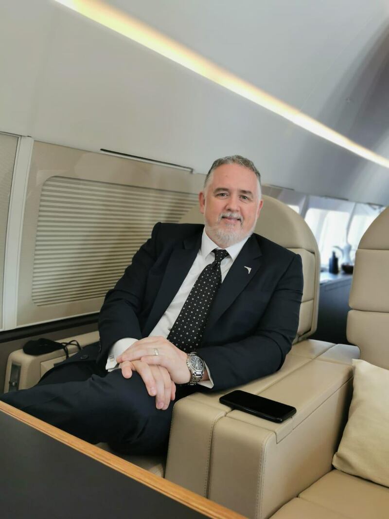 Rob DiCastri, RoyalJet chief executive, said the premium private jet operator wants to "wow" its clients with its newly refurbished Boeing aircraft. Courtesy: Royal Jet. 