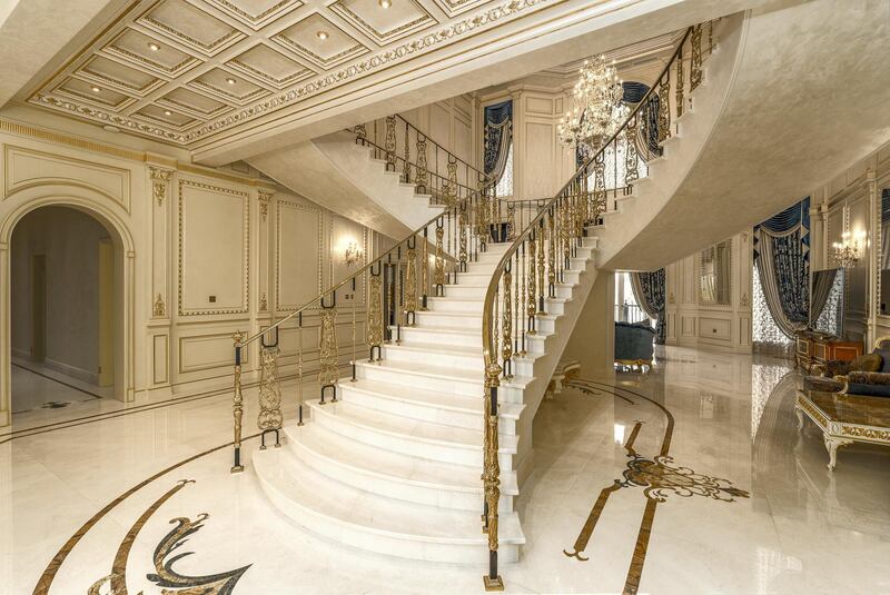 The staircase is the centrepiece of the house.