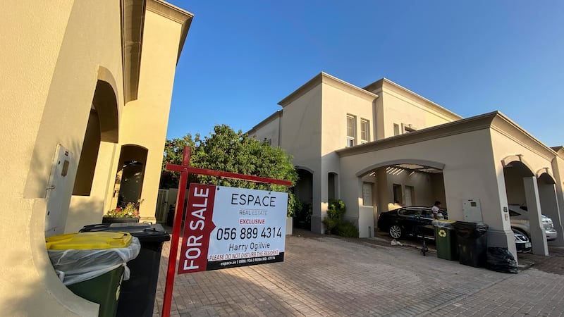 A property for sale in The Springs in Dubai. Sales in November were up more than 58 per cent, year on year. Antonie Robertson / The National