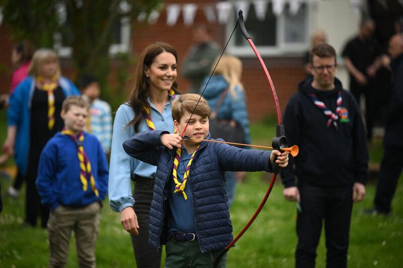 Royal children take part at Big Help Out - in pictures