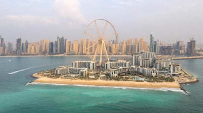 Caesars Palace sits on Bluewaters Island under the shadow of Ain Dubai. Courtesy Caesars Palace